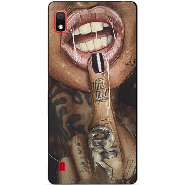 

Силиконовый бампер чехол Candy для Samsung A10 2019 Galaxy A105f с рисунком Swag