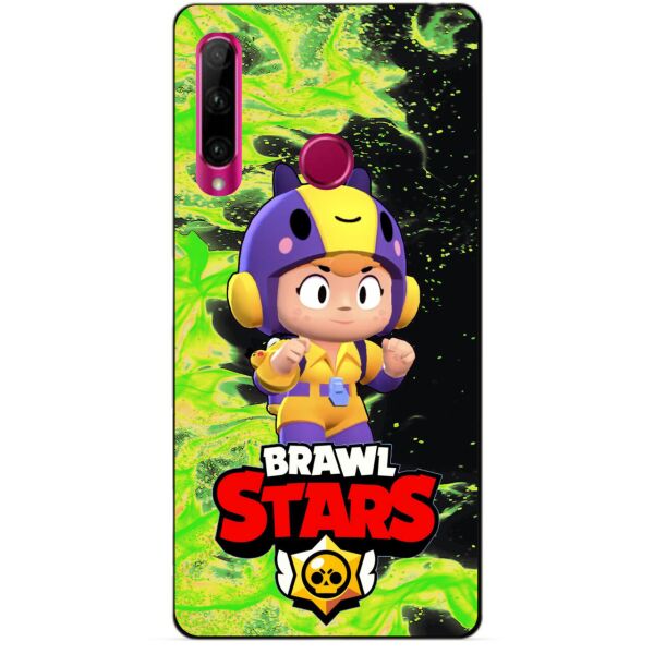 

Силиконовый бампер чехол Candy для Huawei Honor 10i с героем Brawl Stars Беа