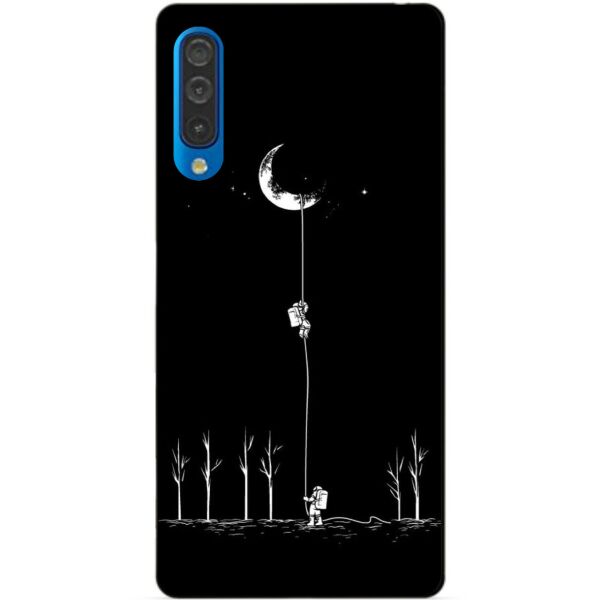

Чехол силиконовый Candy для Samsung A50 2019 Galaxy A505f с рисунком Путь к Луне