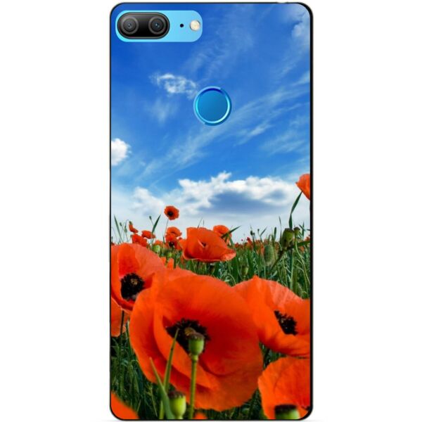 

Силиконовый чехол бампер Candy для Huawei Honor 9 Lite Поле маков