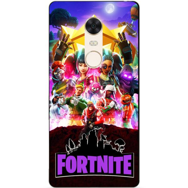 

Силиконовый бампер чехол Candy для Xiaomi Redmi 5 Plus с рисунком Fortnite Фортнайт