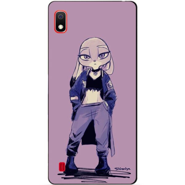 

Силиконовый бампер чехол Candy для Samsung A10 2019 Galaxy A105f с рисунком Джуди