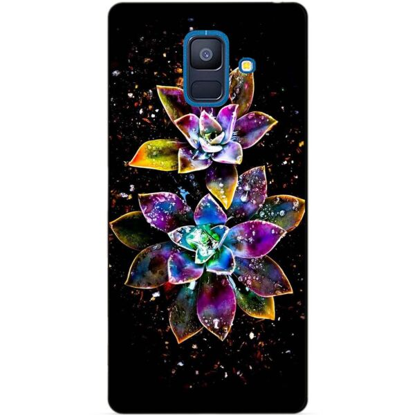 

Чехол силиконовый Candy для Samsung A6 2018 с рисунком Волшебные цветы