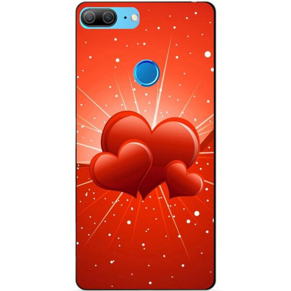 

Силиконовый чехол бампер Candy для Huawei Honor 9 Lite Сердечки