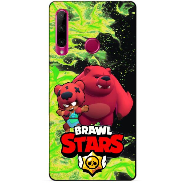 

Силиконовый бампер чехол Candy для Huawei Honor 10i с героем Brawl Stars Нита Мишка