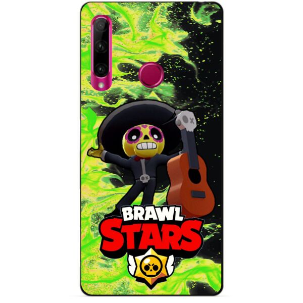 

Силиконовый бампер чехол Candy для Huawei Honor 10i с героем Brawl Stars Поко