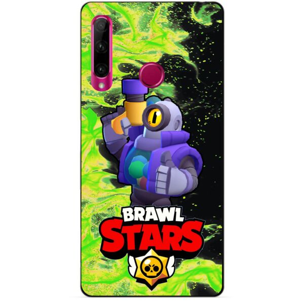

Силиконовый бампер чехол Candy для Huawei Honor 10i с героем Brawl Stars Рико