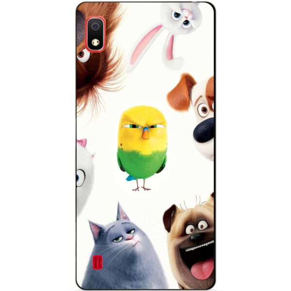 

Силиконовый бампер чехол Candy для Samsung A10 2019 Galaxy A105f с рисунком Тайная жизнь домашних животных