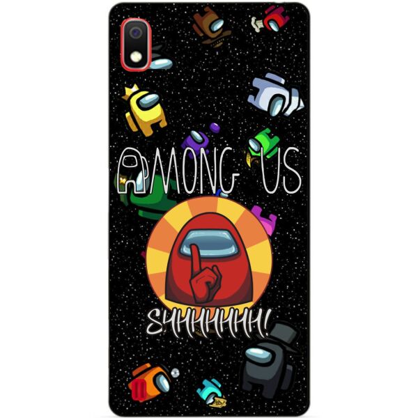 

Силиконовый бампер чехол Candy для Samsung A10 Galaxy A105F с рисунком Among Us