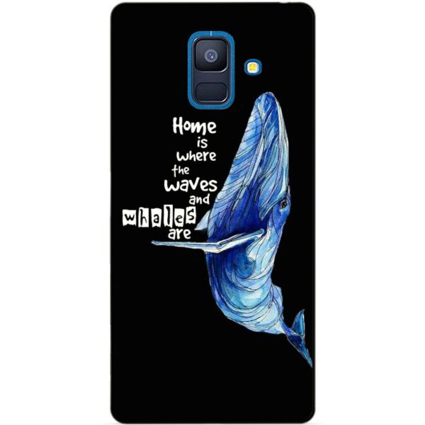 

Чехол силиконовый Candy для Samsung A6 2018 с рисунком Кит