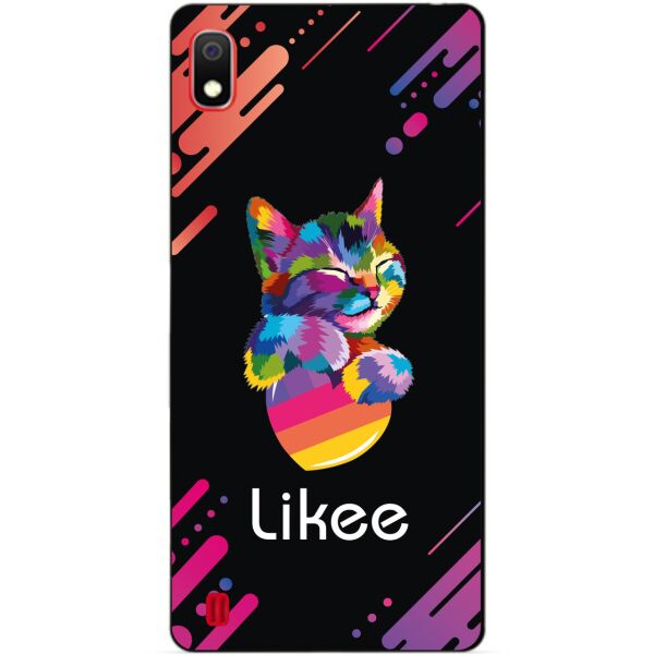

Силиконовый бампер чехол Candy для Samsung A10 Galaxy A105F с рисунком Likee