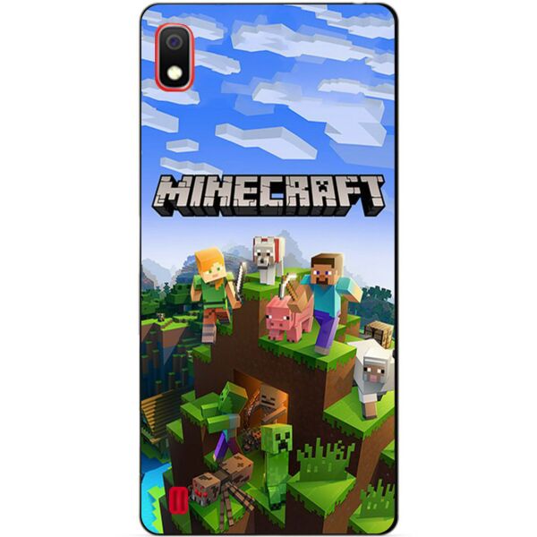 

Силиконовый бампер чехол Candy для Samsung A10 Galaxy A105F с рисунком Minecraft
