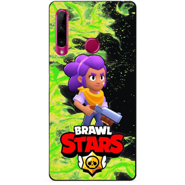 

Силиконовый бампер чехол Candy для Huawei Honor 10i с героем Brawl Stars Шелли