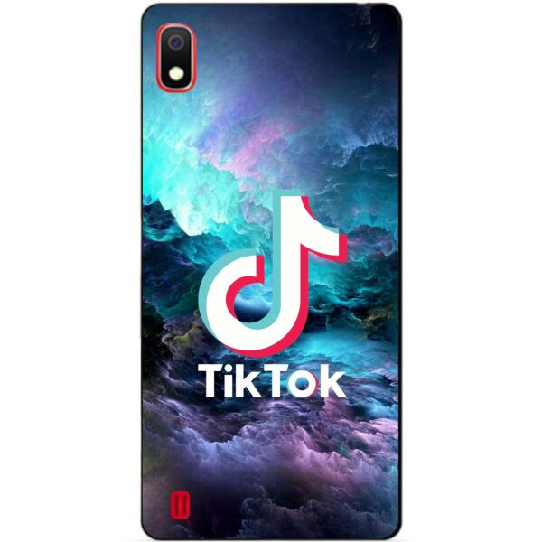 

Силиконовый бампер чехол Candy для Samsung A10 Galaxy A105F с рисунком Tik Tok