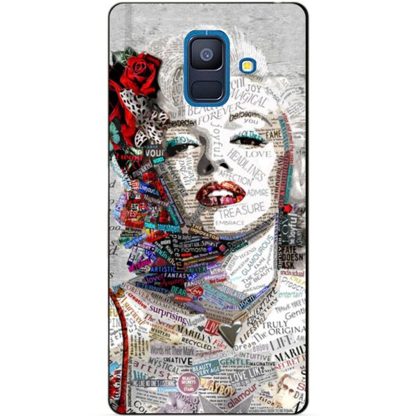 

Чехол силиконовый Candy для Samsung A6 2018 с рисунком Монро