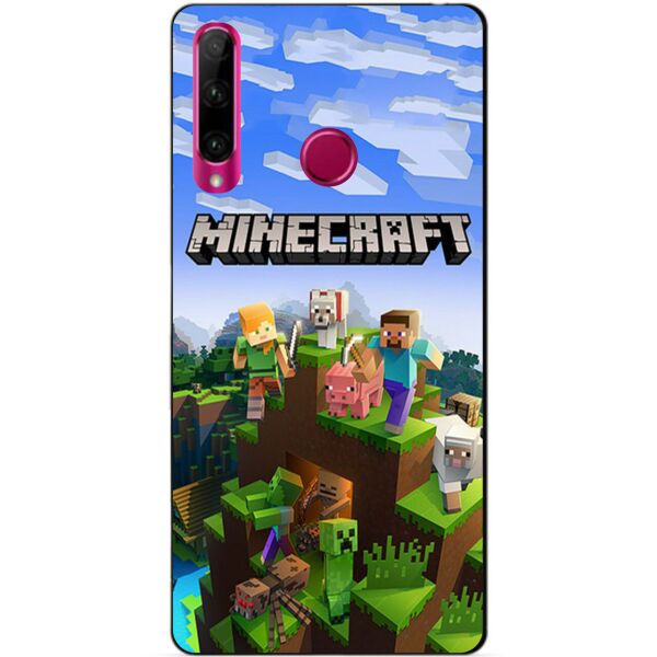 

Силиконовый бампер чехол Candy для Huawei Honor 10i с рисунком Minecraft
