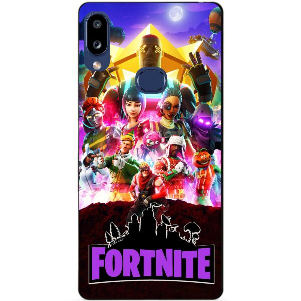 

Силиконовый бампер чехол Candy для Samsung A10s 2019 Galaxy A107f с рисунком Fortnite