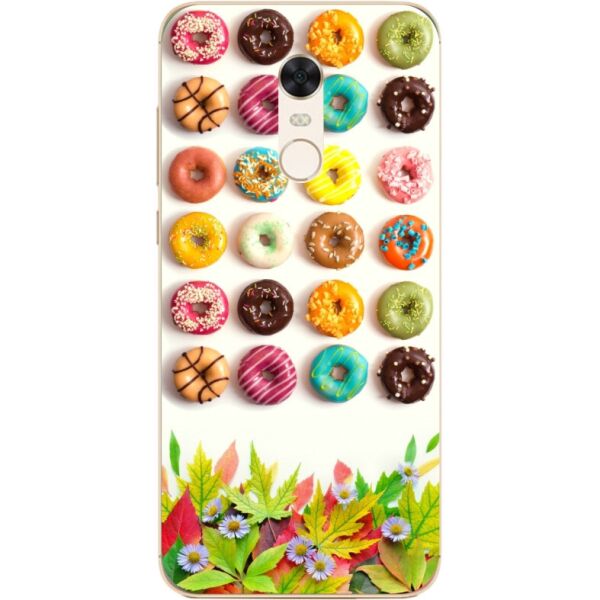 

Силиконовый чехол бампер Candy для Xiaomi Redmi 5 с рисунком Донатсы