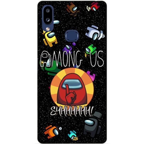 

Силиконовый бампер чехол Candy для Samsung A10s Galaxy A107F с рисунком Among Us