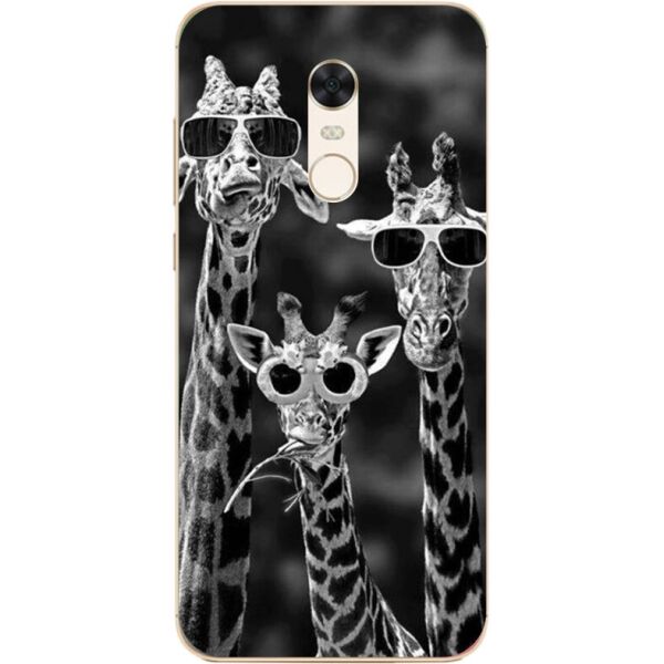 

Силиконовый чехол бампер Candy для Xiaomi Redmi 5 с рисунком Жирафы