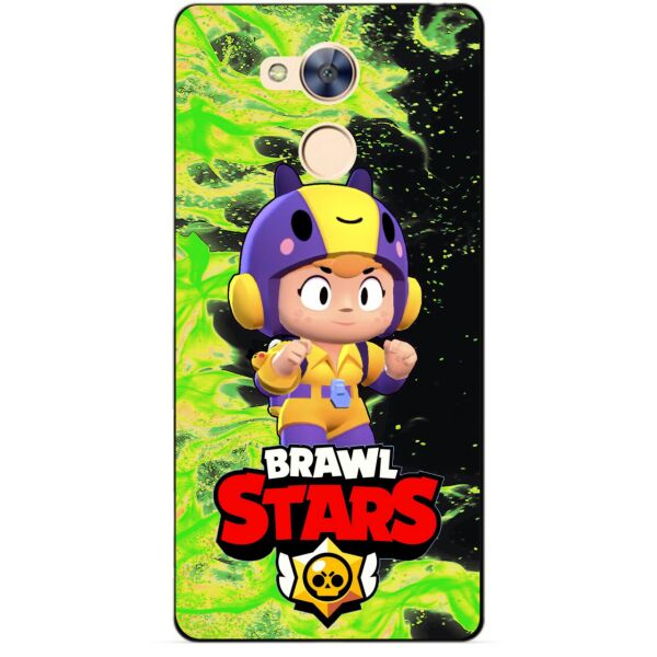 

Силиконовый бампер чехол Candy для Huawei Honor 6a с Героем Brawl Stars Беа
