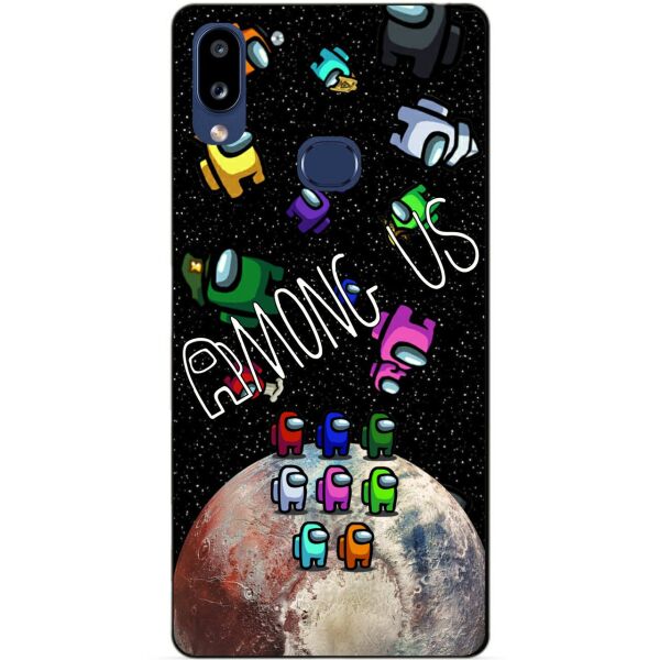 

Силиконовый бампер чехол Candy для Samsung A10s Galaxy A107F с рисунком Амонг Ас