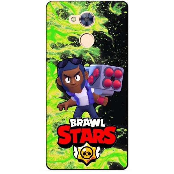 

Силиконовый бампер чехол Candy для Huawei Honor 6a с Героем Brawl Stars Брок