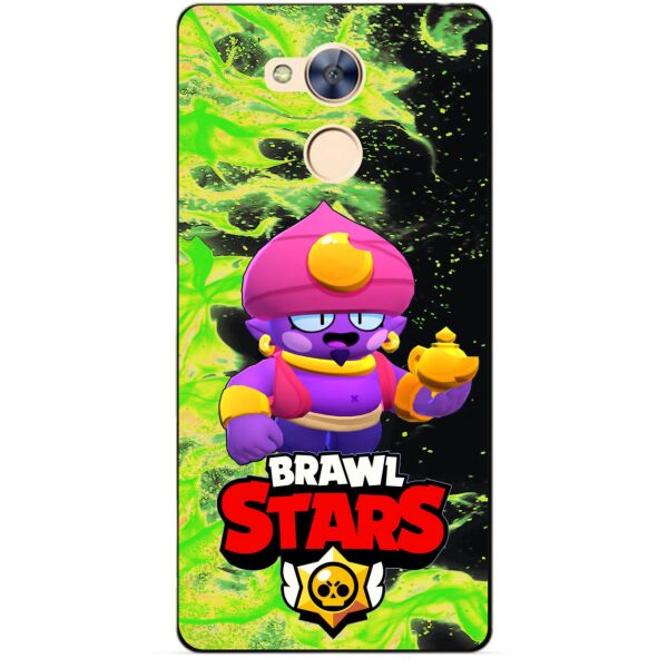 

Силиконовый бампер чехол Candy для Huawei Honor 6a с Героем Brawl Stars Джин