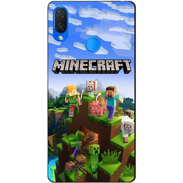 

Силиконовый чехол бампер Candy для Huawei P Smart Plus с рисунком Minecraft