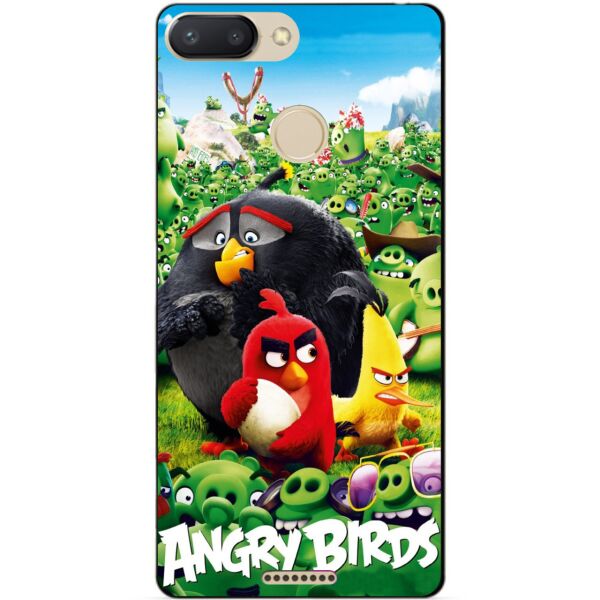 

Силиконовый бампер чехол Candy для Xiaomi Redmi 6 с рисунком Angry Birds
