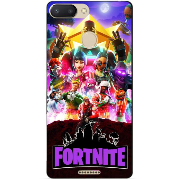 

Силиконовый бампер чехол Candy для Xiaomi Redmi 6 с рисунком Fortnite Фортнайт