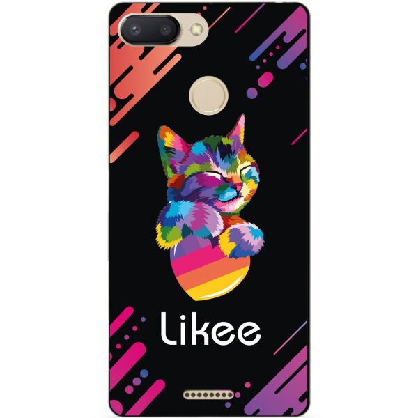

Силиконовый бампер чехол Candy для Xiaomi Redmi 6 с рисунком Likee