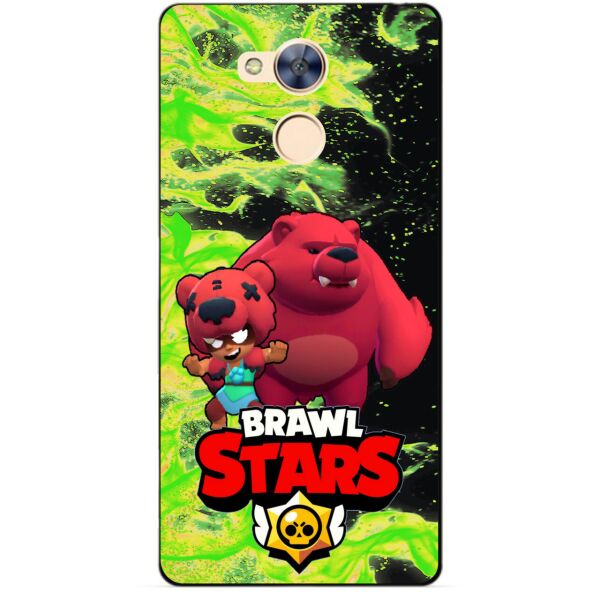 

Силиконовый бампер чехол Candy для Huawei Honor 6a с Героем Brawl Stars Нита Мишка