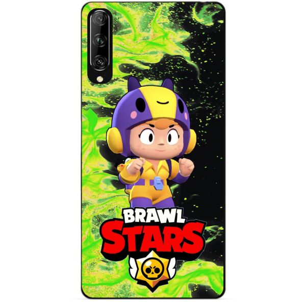 

Силиконовый чехол бампер Candy для Huawei P Smart Pro с Героем Brawl Stars Беа