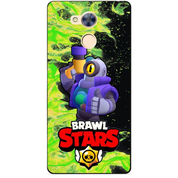 

Силиконовый бампер чехол Candy для Huawei Honor 6a с Героем Brawl Stars Рико