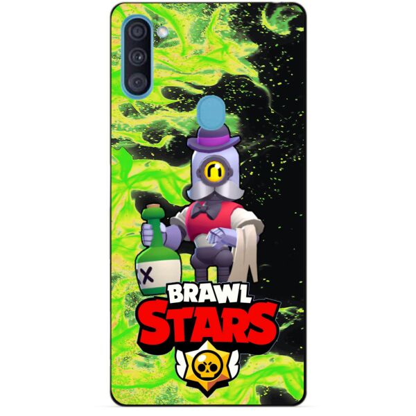 

Силиконовый бампер чехол Candy для Samsung A11 Galaxy A115f с Героем Brawl Stars Барли