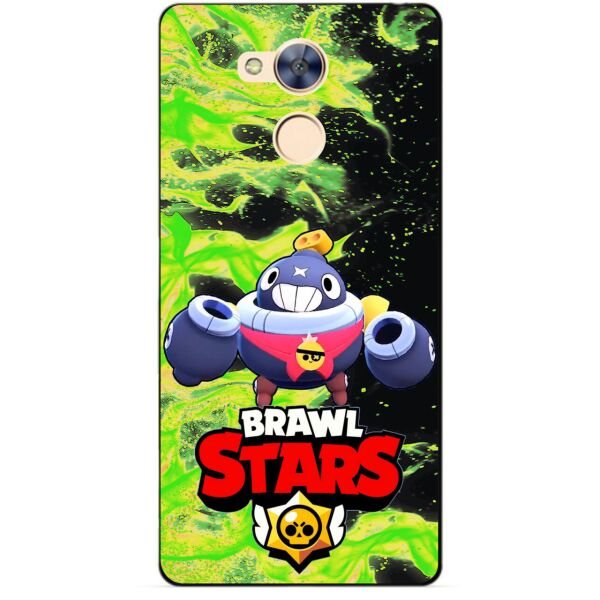 

Силиконовый бампер чехол Candy для Huawei Honor 6a с Героем Brawl Stars Тик