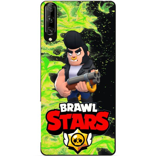 

Силиконовый чехол бампер Candy для Huawei P Smart Pro с Героем Brawl Stars Булл
