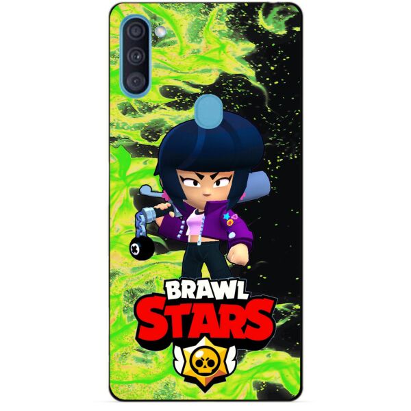 

Силиконовый бампер чехол Candy для Samsung A11 Galaxy A115f с Героем Brawl Stars Биби