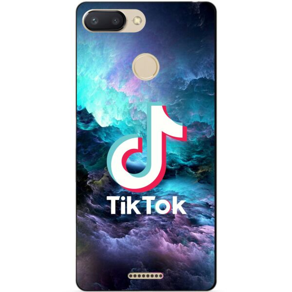

Силиконовый бампер чехол Candy для Xiaomi Redmi 6 с рисунком Tik Tok
