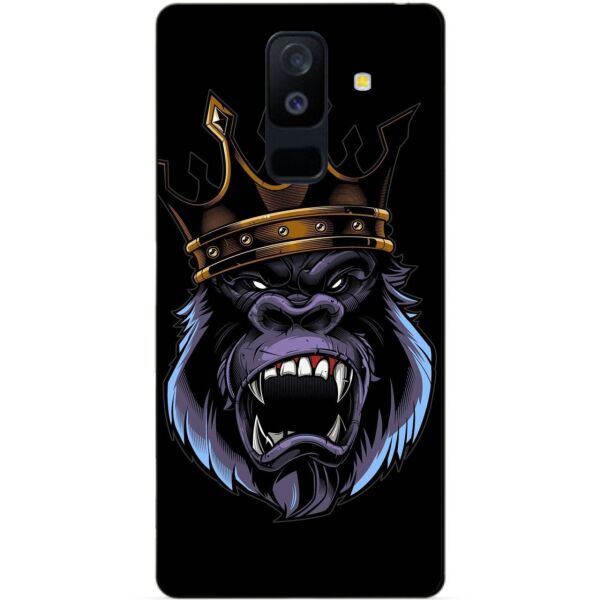 

Чехол силиконовый Candy для Samsung A6 Plus с рисунком Обезьяна в короне