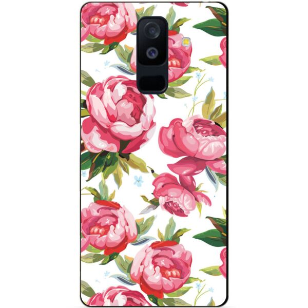 

Чехол силиконовый Candy для Samsung A6 Plus с рисунком Пионы