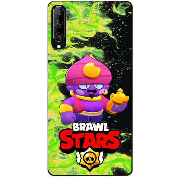 

Силиконовый чехол бампер Candy для Huawei P Smart Pro с Героем Brawl Stars Джин