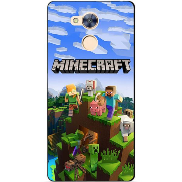 

Силиконовый бампер чехол Candy для Huawei Honor 6a с рисунком Minecraft