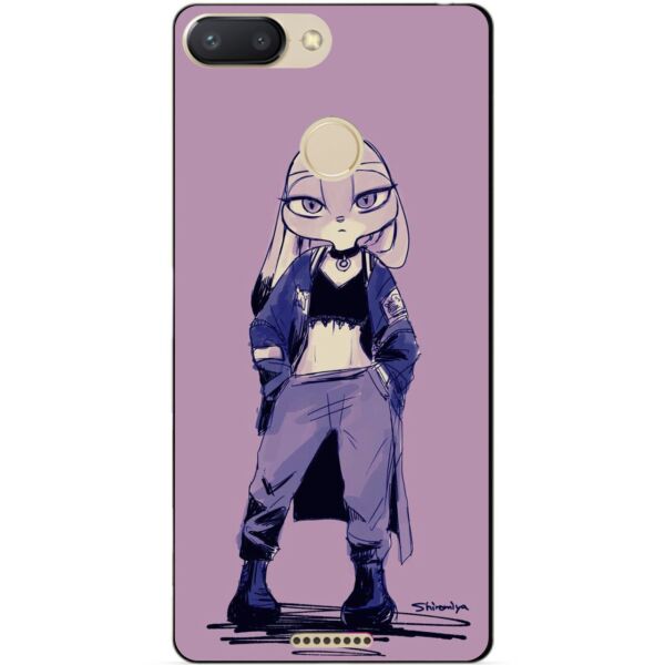 

Силиконовый бампер чехол Candy для Xiaomi Redmi 6 с рисунком Джуди