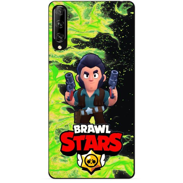 

Силиконовый чехол бампер Candy для Huawei P Smart Pro с Героем Brawl Stars Кольт