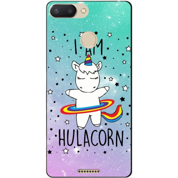 

Силиконовый бампер чехол Candy для Xiaomi Redmi 6 с рисунком Единорог