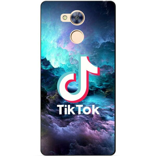 

Силиконовый бампер чехол Candy для Huawei Honor 6a с рисунком Tik Tok