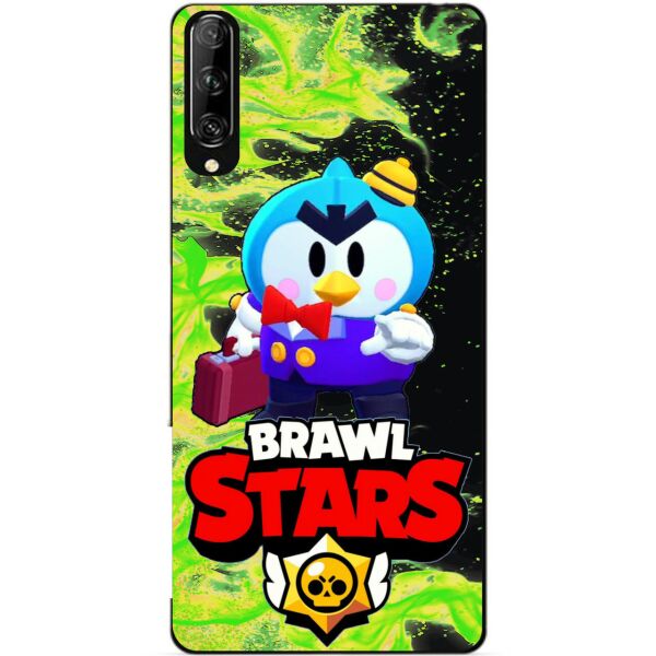 

Силиконовый чехол бампер Candy для Huawei P Smart Pro с Героем Brawl Stars Мистер П.