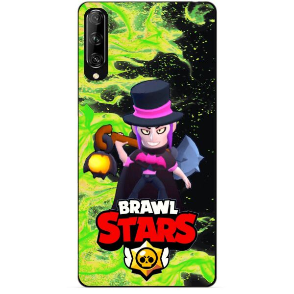

Силиконовый чехол бампер Candy для Huawei P Smart Pro с Героем Brawl Stars Мортис